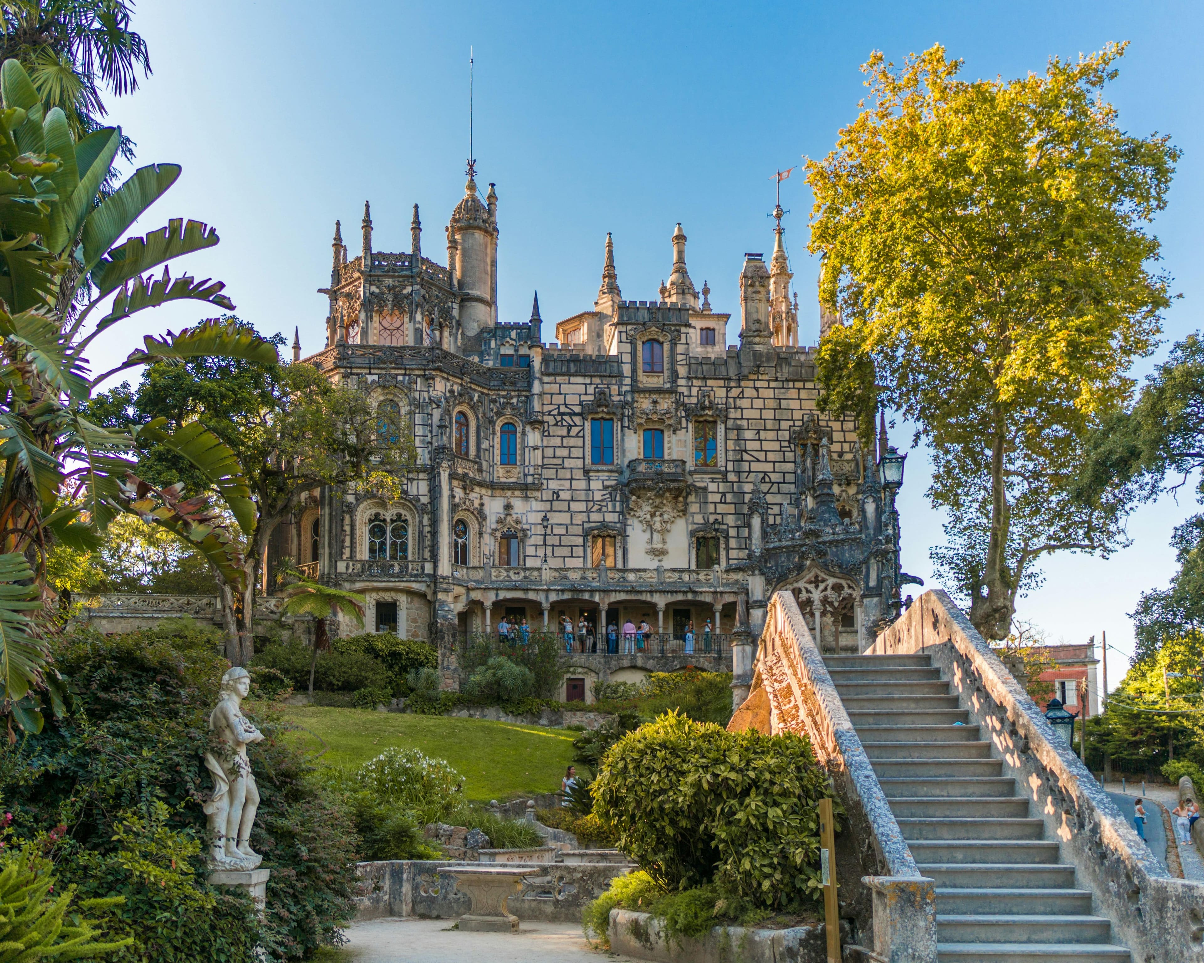 The Gothic towers and gardens of Quinta da Regaleira in Sintra
